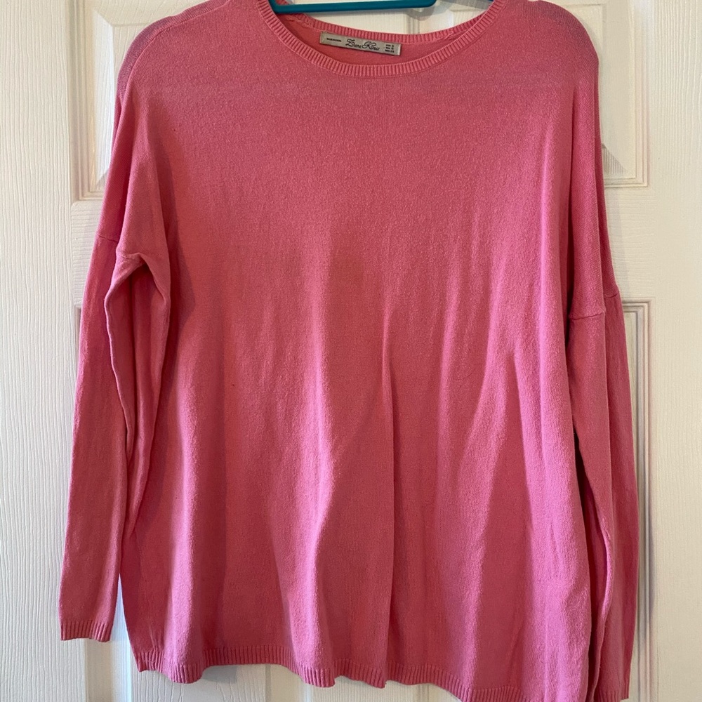 Zara Knit - Pink Sweater - Oversize Body - Small